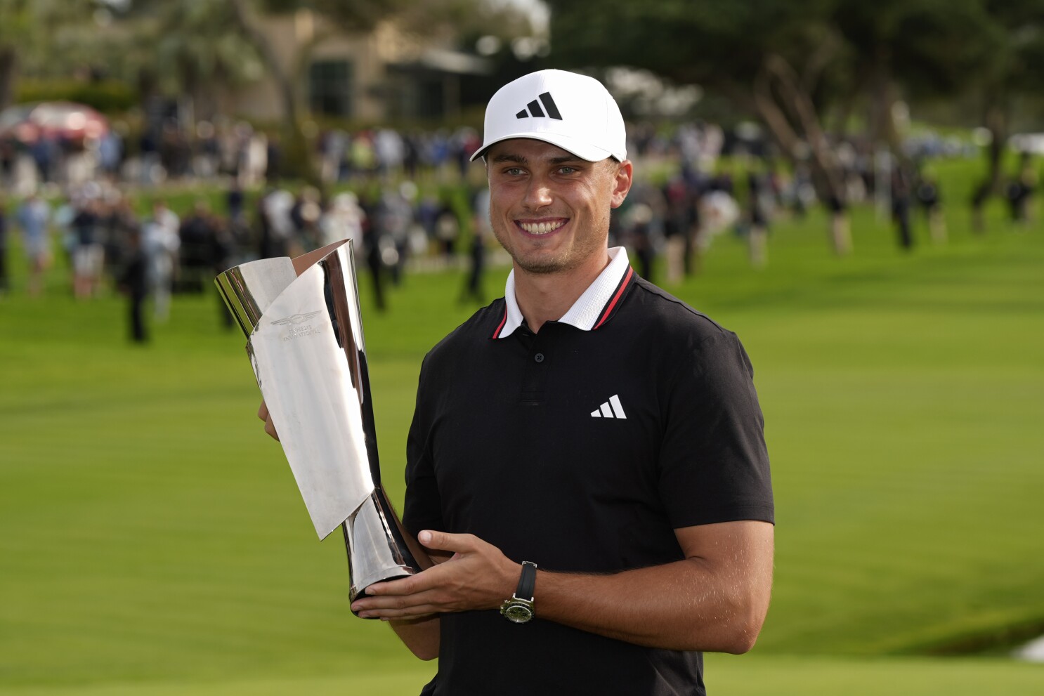 Ludvig Aberg rallies to win the Genesis Invitational