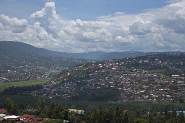 FILE - The Rwandan capital of Kigali is seen from one of the overlooking hills on April 6, 2014. Expectations are high in Rwanda as the East African nation prepares to host the Commonwealth Heads of Government Summit in June 2022. (AP Photo/Ben Curtis, File)