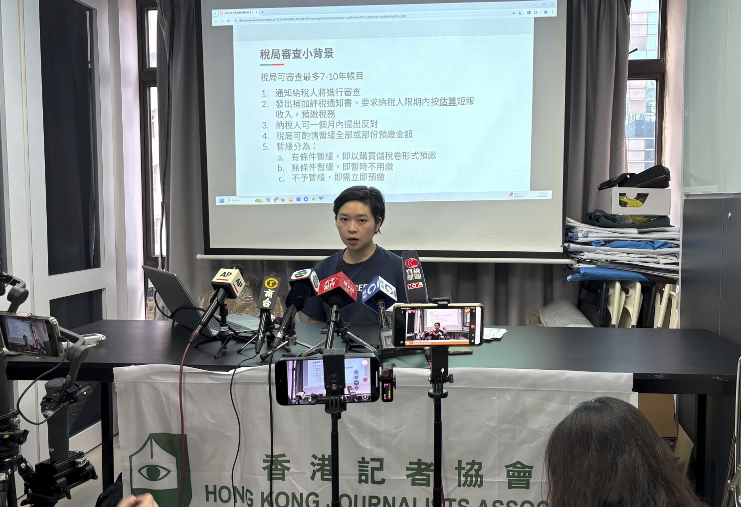 Some Hong Kong reporters and news outlets are targeted by unwarranted tax audits, media group says