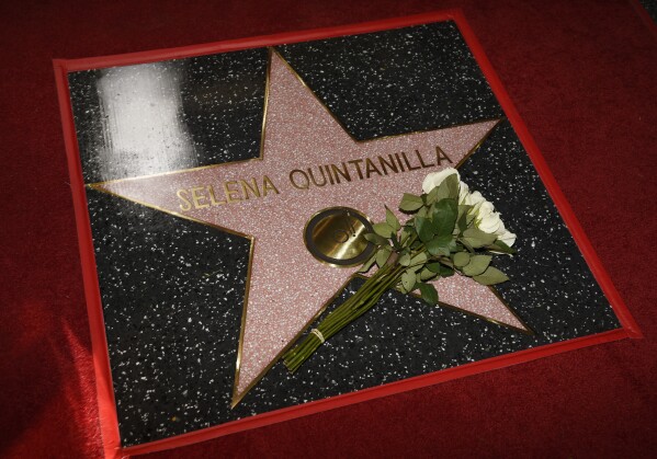A star on the Hollywood Walk of Fame for the late singer Selena Quintanilla is pictured following a ceremony on Friday, Nov. 3, 2017, in Los Angeles. (Photo by Chris Pizzello/Invision/AP, File)