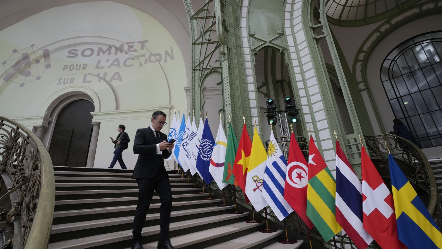 Vance makes his debut as VP on the international stage at a high-stakes AI summit in Paris