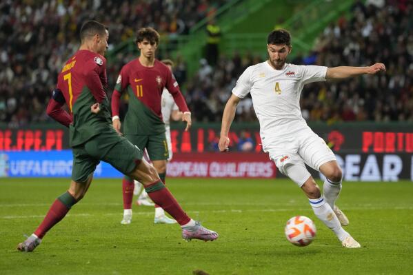 Europe's most-capped men's international players: Cristiano Ronaldo on 204 appearances for Portugal, European Qualifiers
