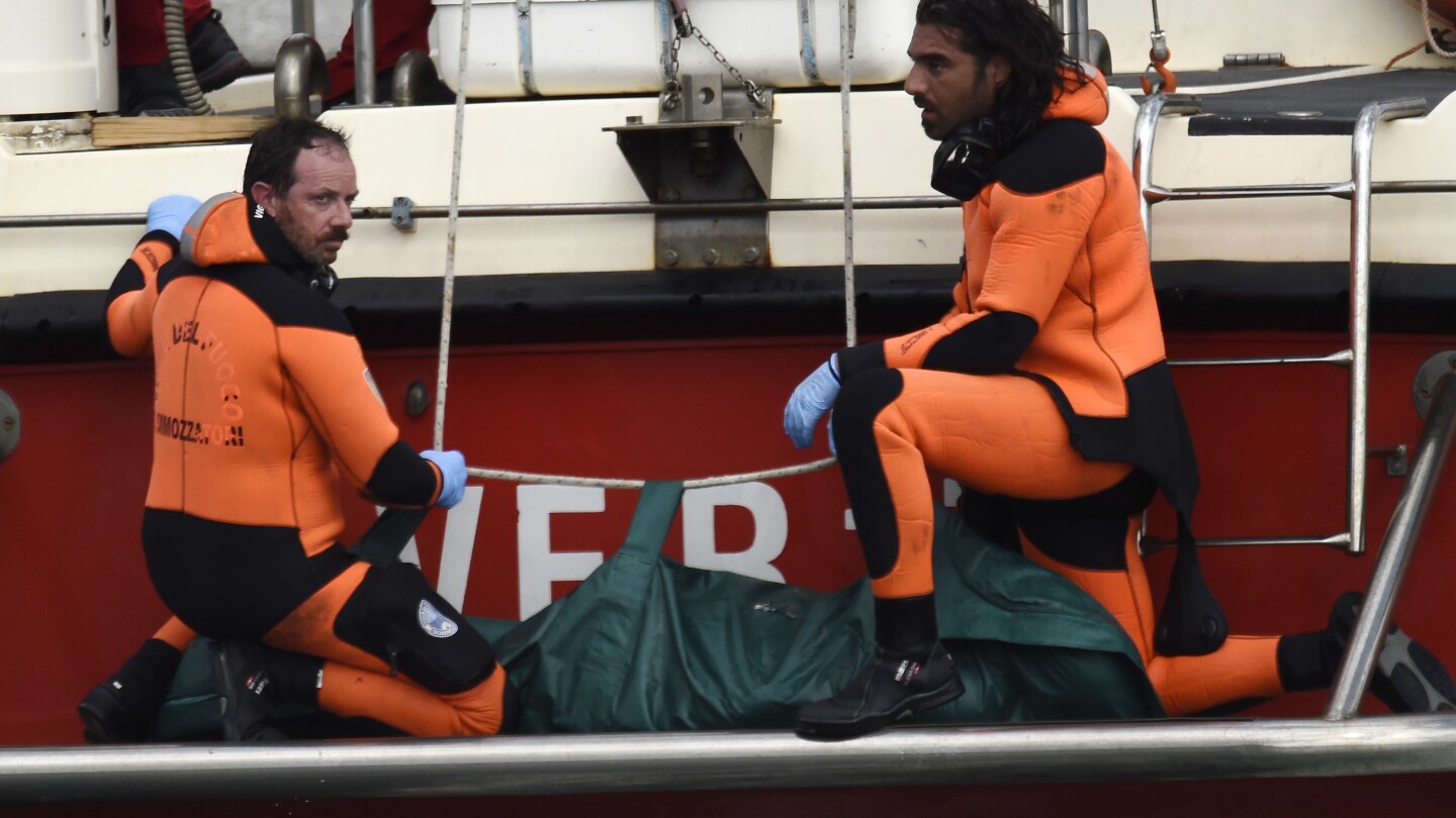 Divers in finding 5 our bodies all over seek of superyacht wreckage after it sank off Sicily, 1 nonetheless lacking