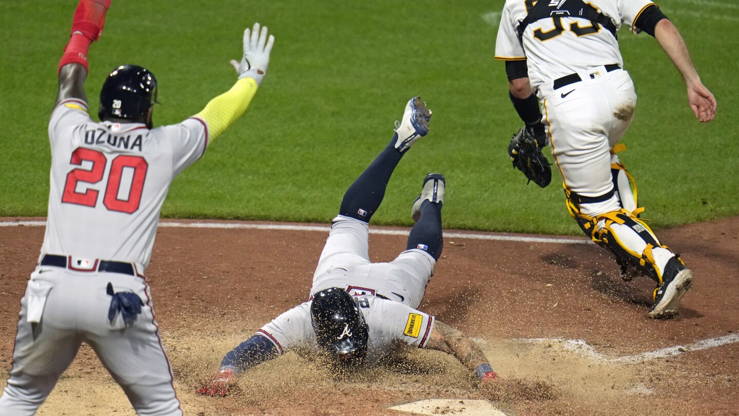 MLB Final Scores: Pirates fall apart late in 11-3 loss to Braves