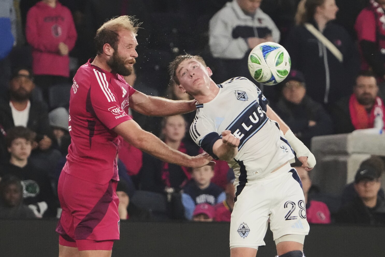 Takaoka has 2 saves for Whitecaps in 0-0 tie with St. Louis