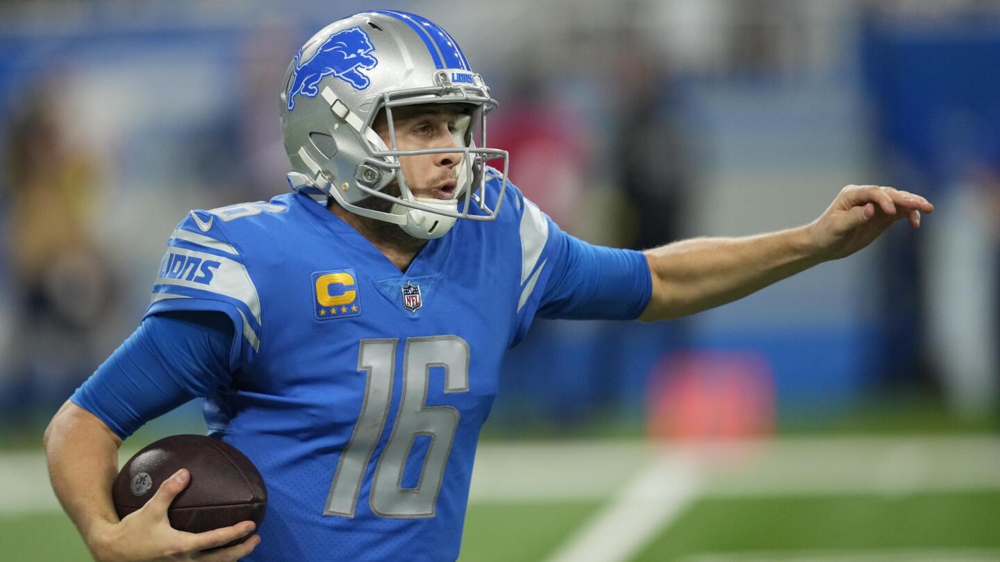 Lions QB Jared Goff: 'I feel like I am playing the best football of my  career right now'