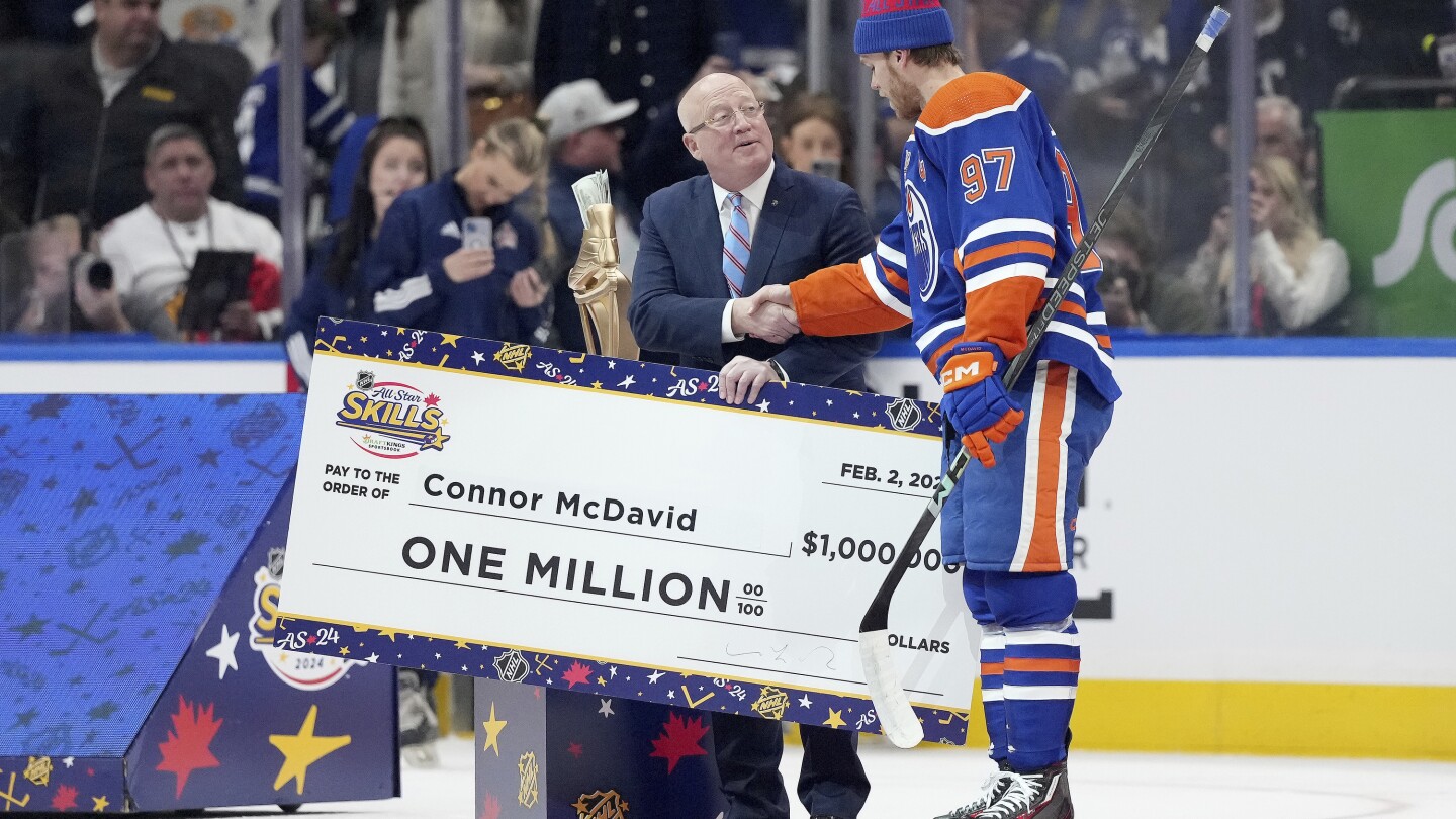 Connor McDavid wins the NHL All-Star Skills competition he helped