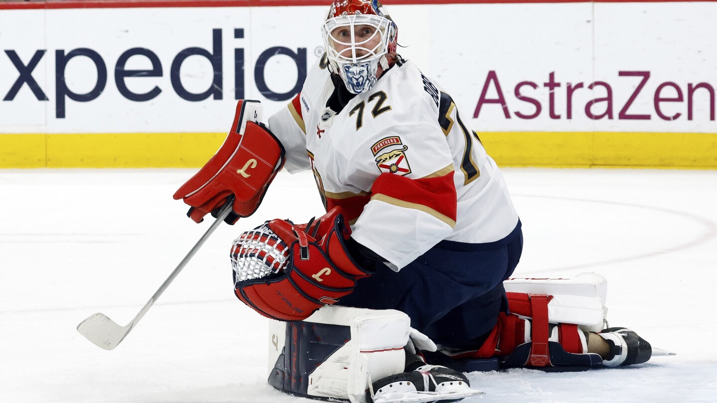 The Stanley Cup final goalie matchup: Bobrovsky and Skinner, matching wits once again