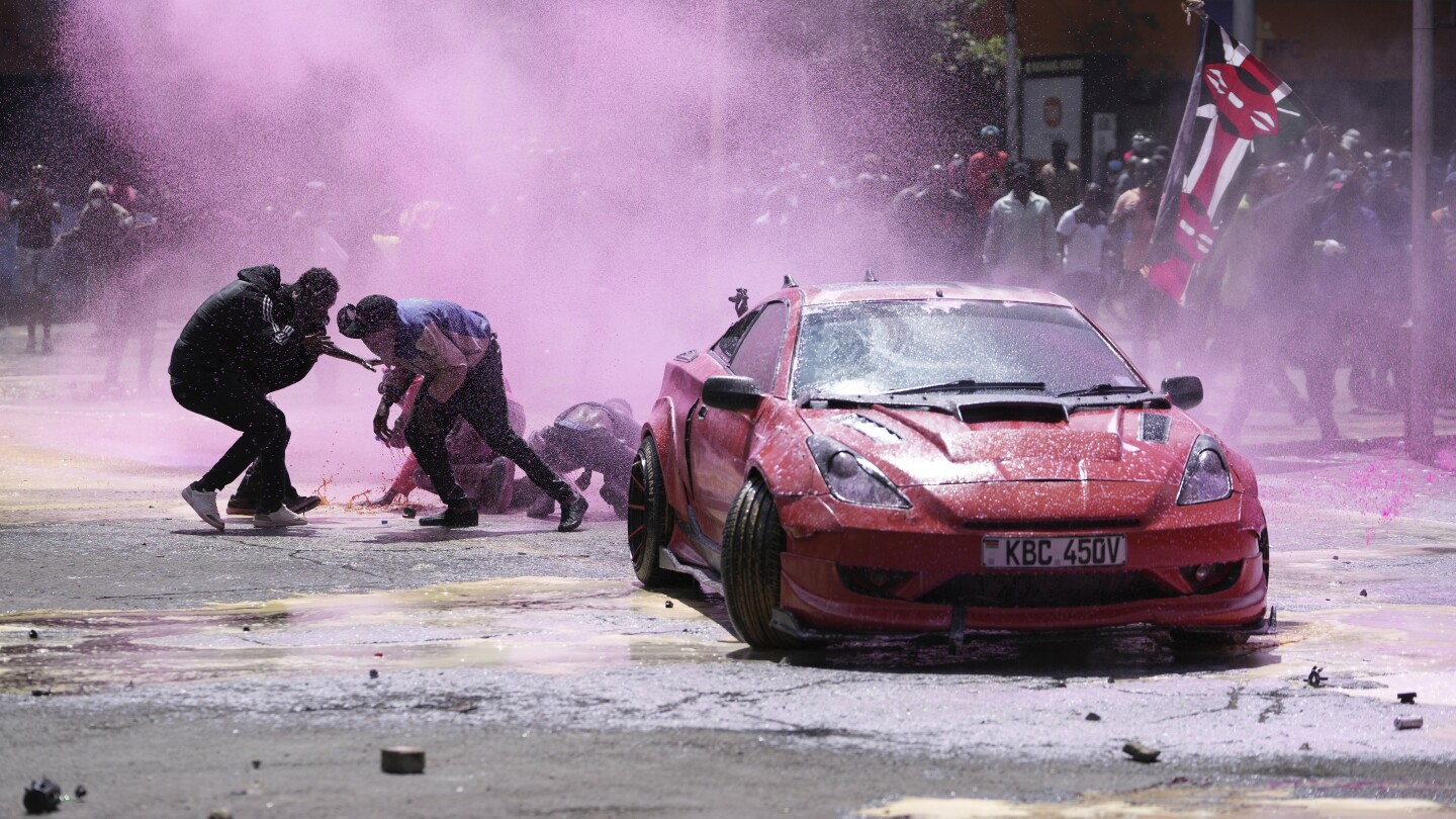 Anti-tax protesters typhoon Kenya’s parliament, drawing police fireplace as president vows to quash unrest