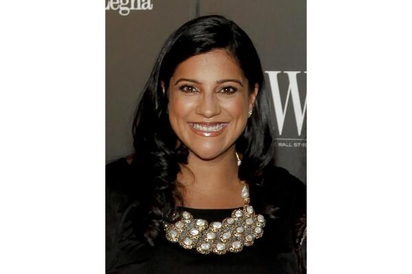 FILE - Reshma Saujani,  founder of the non-profit organization Girls Who Code, appears at the WSJ. Magazine 2014 Innovator Awards in New York on Nov. 5, 2014. Saujani’s “Pay Up” will be published in March 2022 by One Signal Publisher/Atria Books.  (Photo by Andy Kropa/Invision/AP, File)