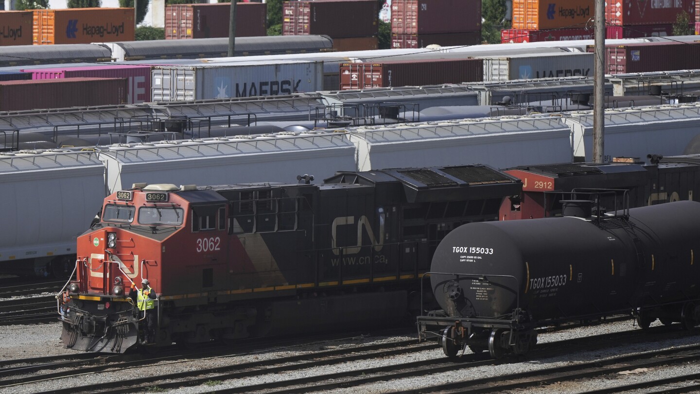 Canadian freight trains may forestall shifting Thursday. In the event that they do, many companies will probably be harm