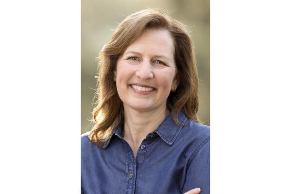 U.S. Rep. Kim Schrier, D-Wash., poses for an undated photo provided by her campaign. Schrier is facing three Republican challengers for her seat in Washington's 8th Congressional District. (Antonio Becerra/Kim Schrier Campaign via AP)