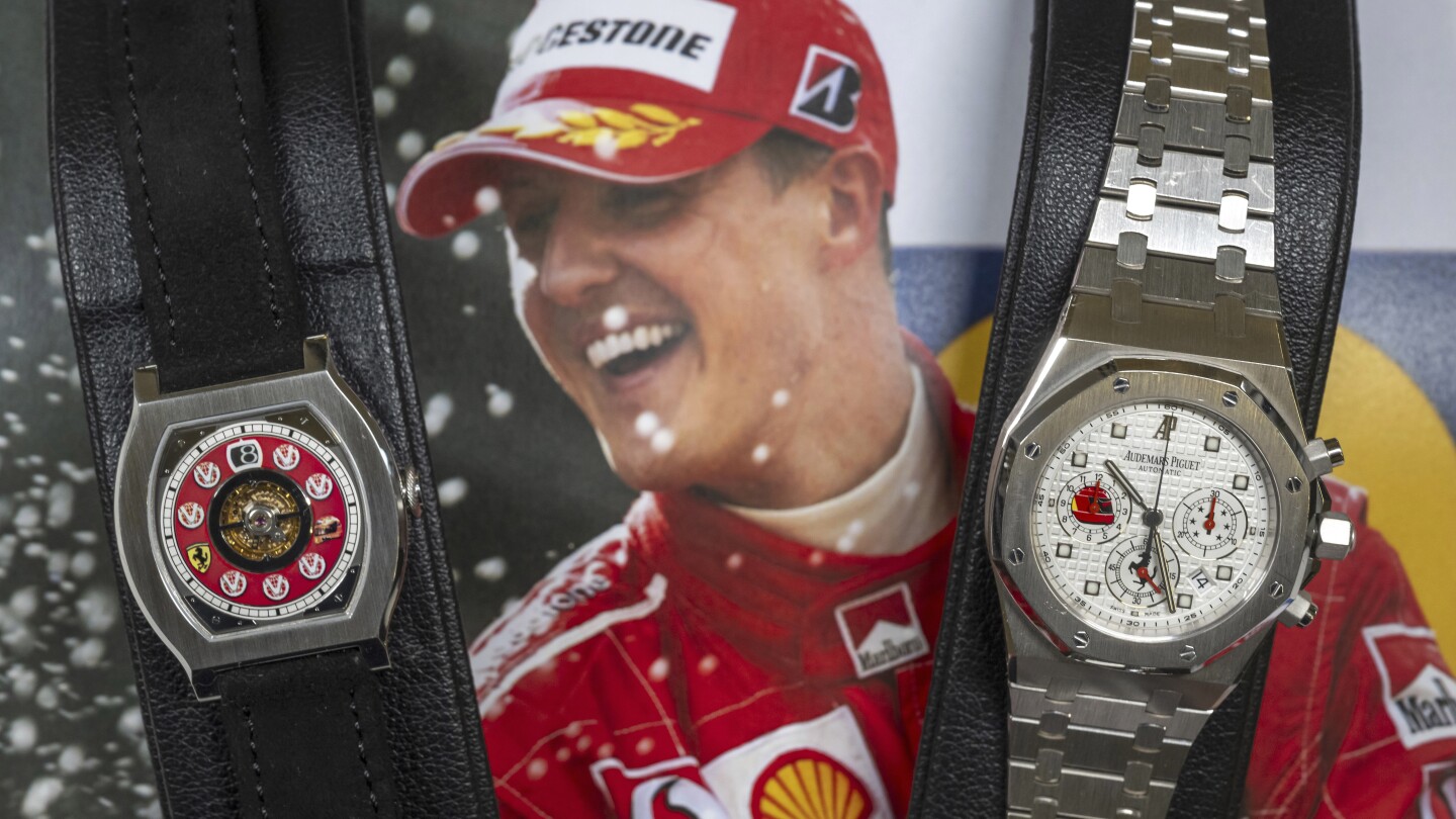 Watches owned by Michael Schumacher fetch more than  million