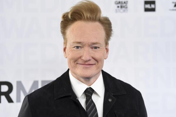 File-This May 15, 2019, file photo shows talk show host Conan O'Brien attending the WarnerMedia Upfront at Madison Square Garden in New York. O’Brien ended his nearly 11-year run on TBS, Thursday, June 24, 2021, with the final episode of the late-night show “Conan.” (Photo by Evan Agostini/Invision/AP, File)