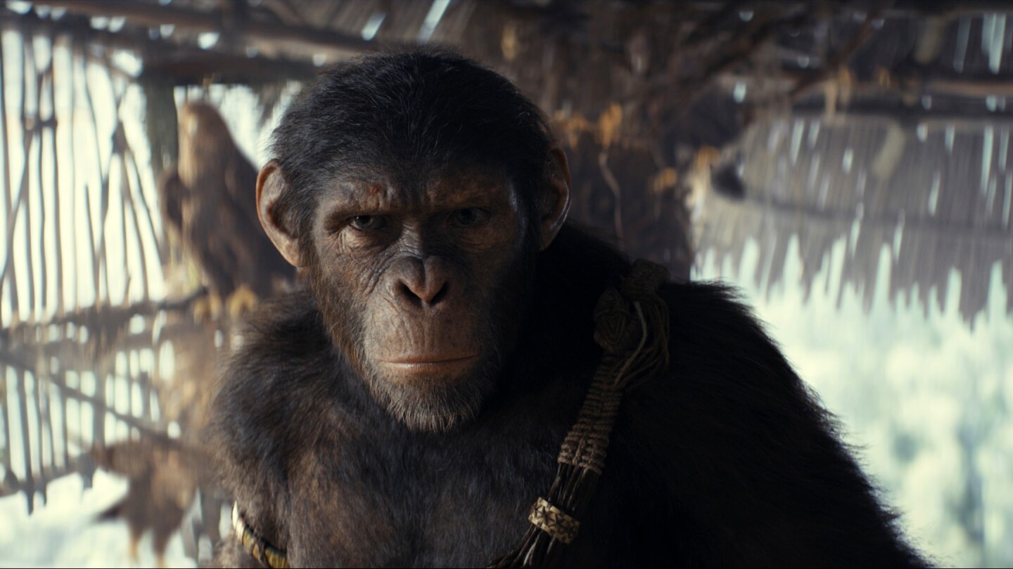 Image for article Kingdom of the Planet of the Apes reigns at the box office with $56.5 million opening  The Associated Press