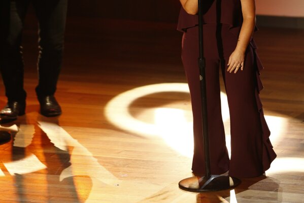 
              Maren Morris performs during the 11th annual ACM Honors at the Ryman Auditorium on Wednesday, Aug. 23, 2017, in Nashville, Tenn. (Photo by Wade Payne/Invision/AP)
            
