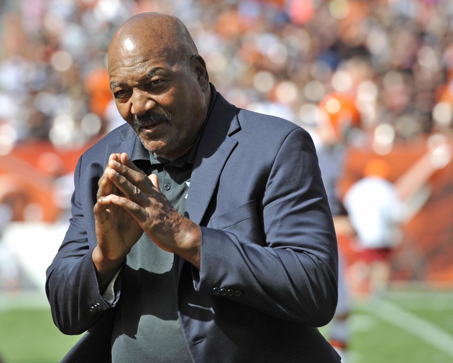 Hall of Famer Jim Brown says he'd never kneel during anthem