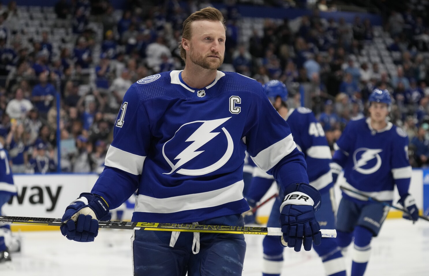 Lightning captain Steven Stamkos is disappointed about the lack of  discussions about a new contract