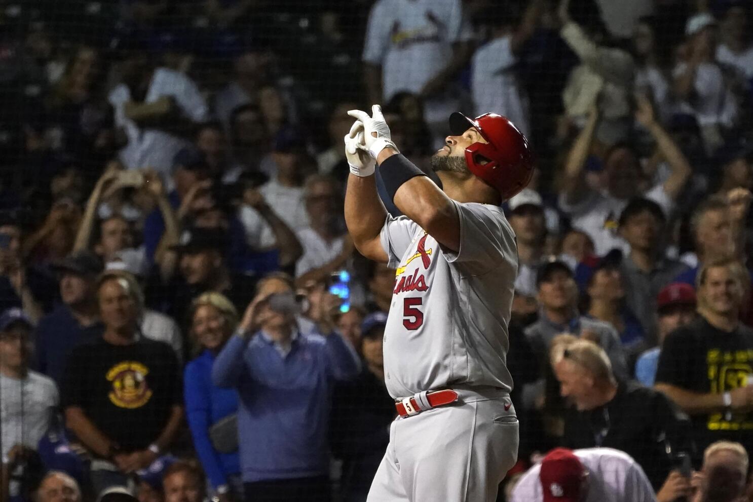 St. Louis Cardinals Albert Pujols return of the machine shirt