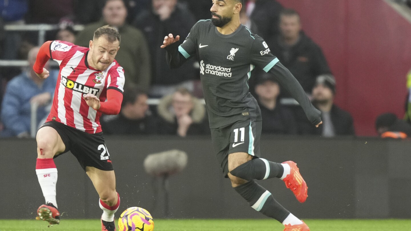 Liverpool Tops Southampton 3-2 in Premier League