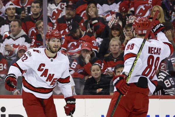Canes beat Devils, move into 1st in Metropolitan Division - Seattle Sports