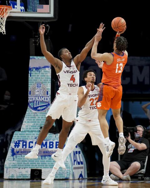 March 1, 2022: Virginia Tech Hokies forward Keve Aluma (22) dunks