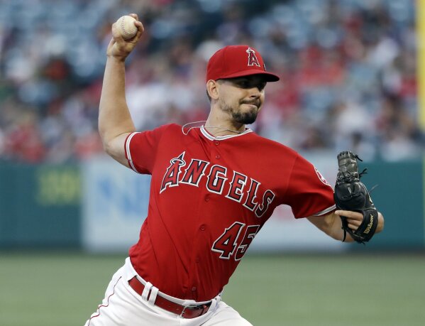 Angels pitchers combine for no-hitter on night honoring Tyler