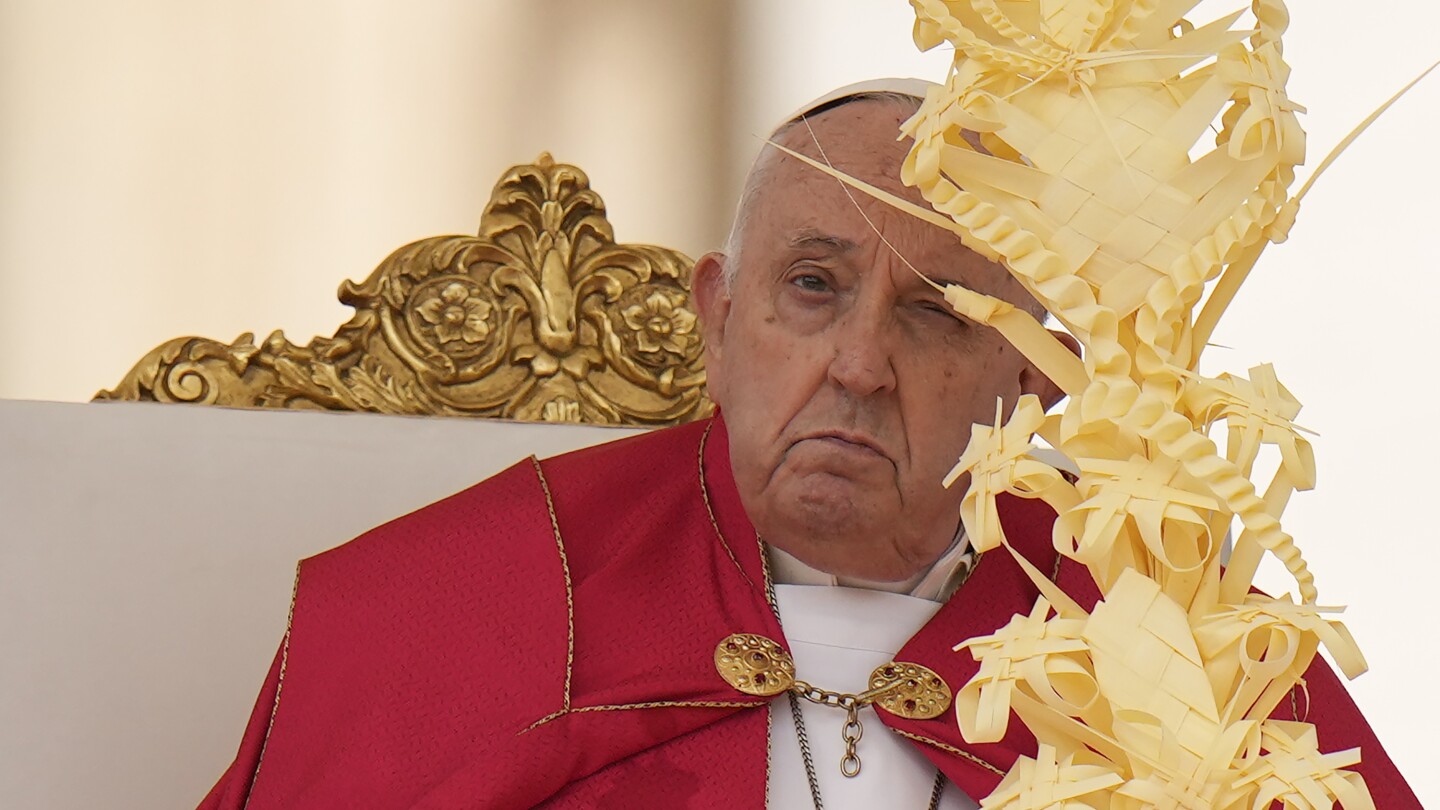 Dimanche des Rameaux : le Pape saute son homélie au début d’une Semaine Sainte chargée