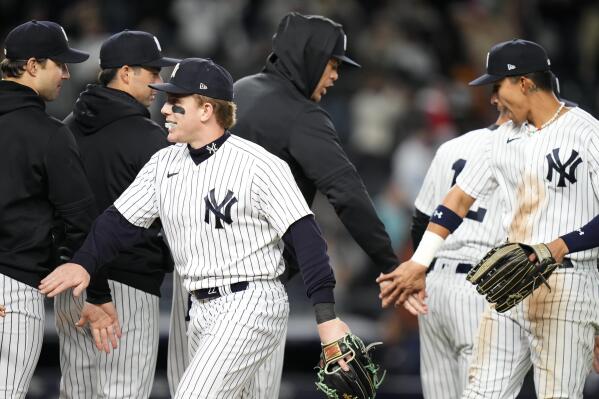 Yankees' Harrison Bader's reaction to being teammates with Aaron