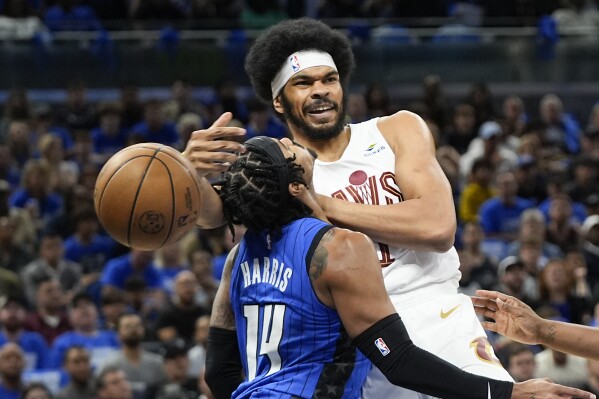 Cavaliers center Jarrett Allen not playing Game 5 against the Orlando Magic  because of bruised rib | AP News