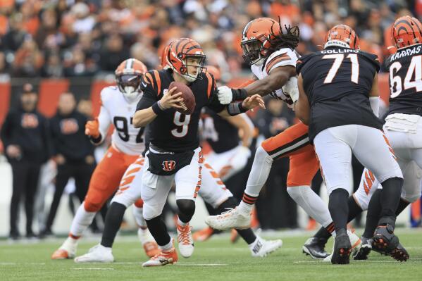 Burrow, Bengals top Browns 23-10 for 5th straight win