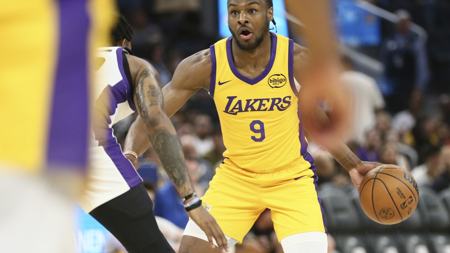 Bronny James, who seems like his father, makes his NBA Summer time League debut