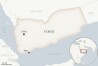 This is a locator map for Yemen with its capital, Sanaa. (AP Photo)