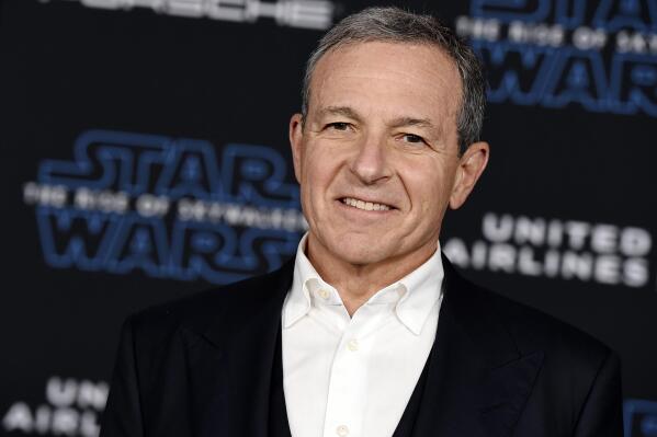 FILE - Robert Iger arrives at the world premiere of "Star Wars: The Rise of Skywalker," in Los Angeles, on Dec. 16, 2019.  The Walt Disney Company announced late Sunday, Nov. 20, 2022, that former CEO Iger, would return to head the company for two years in a surprise move. The statement said Bob Chapek, who succeeded Iger in 2020, had stepped down from the position. (Jordan Strauss/Invision/AP, FIle)