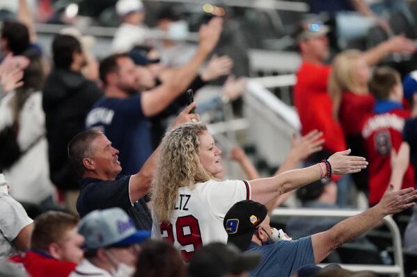 Braves fans react after winning NL East again