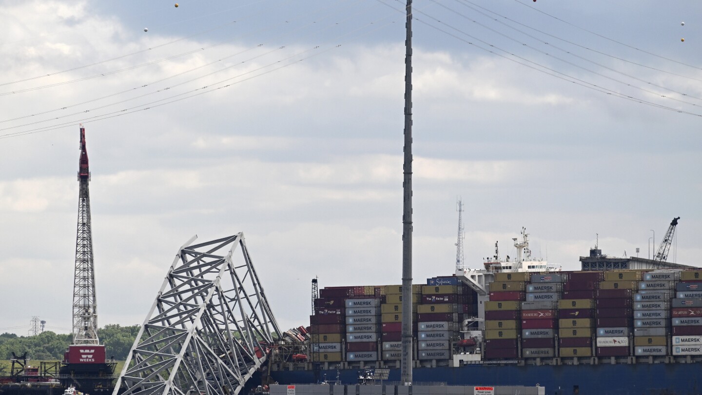 БАЛТИМОР AP — Електрическите прекъсвания претърпени от контейнерния кораб Dali