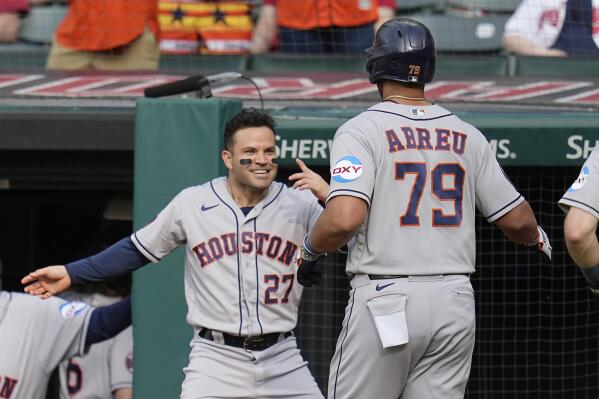 Abreu homers, drives in 3 as Astros hold off Guardians 6-4 following  marathon series opener