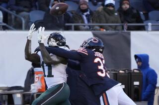 Bears place top CB Johnson on IR because of finger injury