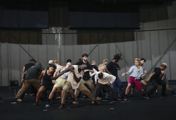 Dancers rehearse for 