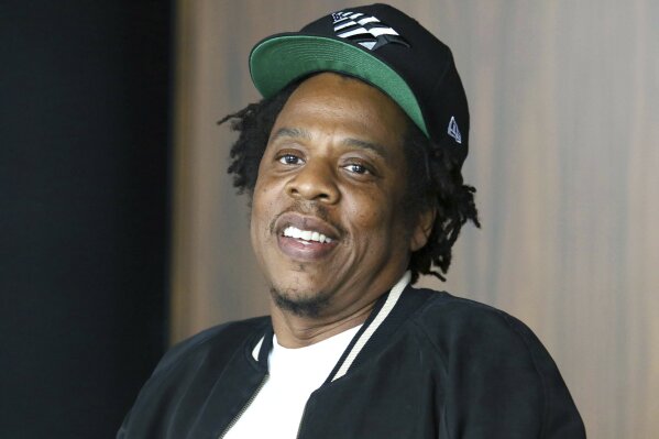 FILE - In this July 23, 2019, file photo, Jay-Z makes an announcement of the launch of Dream Chasers record label in joint venture with Roc Nation, at the Roc Nation headquarters in New York. Financial technology company Square, Inc. says it has reached an agreement to acquire majority ownership of Tidal, the music streaming service partly owned by Jay-Z. (Photo by Greg Allen/Invision/AP, File)
