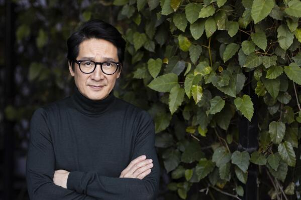 Ke Huy Quan, star of "Everything Everywhere All at Once," poses for a portrait on Sunday, Nov. 20, 2022, at The London Hotel in West Hollywood, Calif. (Photo by Dana Pleasant/Invision/AP)