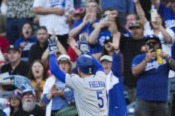 Freeman homers off Ohtani, and Dodgers sweep Angels with 2-0 victory - ABC7  Los Angeles