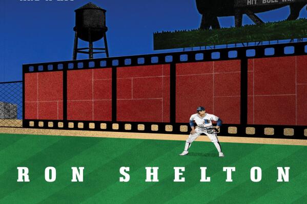 This cover image released by Knopf shows "The Church of Baseball: The Making of Bull Durham; Home Runs, Bad Calls, Crazy Fights, Big Swings, and a Hit" by Ron Shelton. (Knopf via AP)