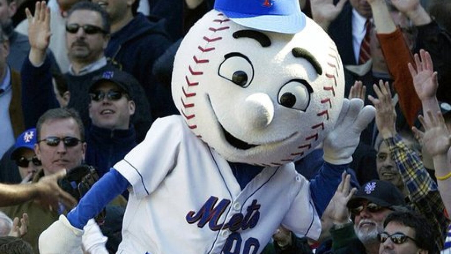 Mr. Met Mets Baseball Man Adult Mascot Funny Costume