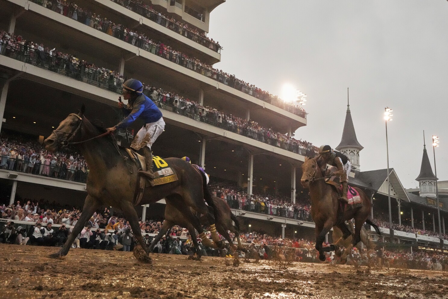 Plans are unclear for Kentucky Derby winner Sovereignty and others with the Preakness 2 weeks away