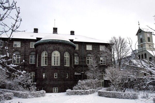 The Icelandic parliament building in Reykjavik pictured on Wednesday Jan. 28 2009. (AP Photo/Brynjar Gauti, File)