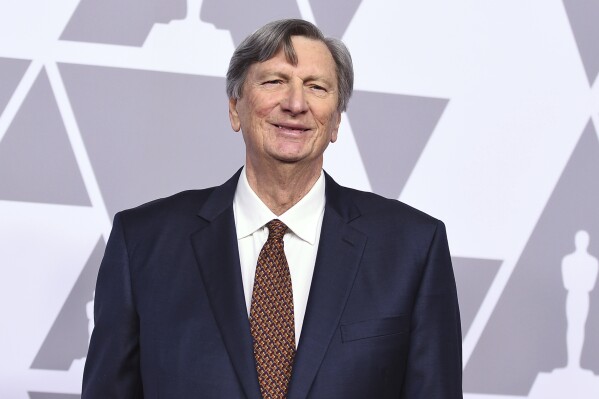 FILE - John Bailey arrives at the 90th Academy Awards Nominees Luncheon at The Beverly Hilton hotel on Monday, Feb. 5, 2018, in Beverly Hills, Calif. John Bailey, a cinematographer who led the Academy of Motion Picture Arts and Sciences during the initial #MeToo reckoning, died Friday, Nov. 10, 2023 at 81.(Photo by Jordan Strauss/Invision/AP, File)