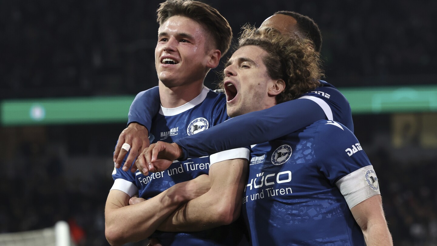 Bielefeld defeats Leverkusen 2-1, reaches German Cup final