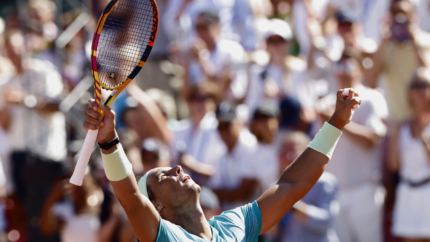 featured image thumbnail for post Nadal reaches first final since 2022 French Open by beating Ajdukovic in Sweden