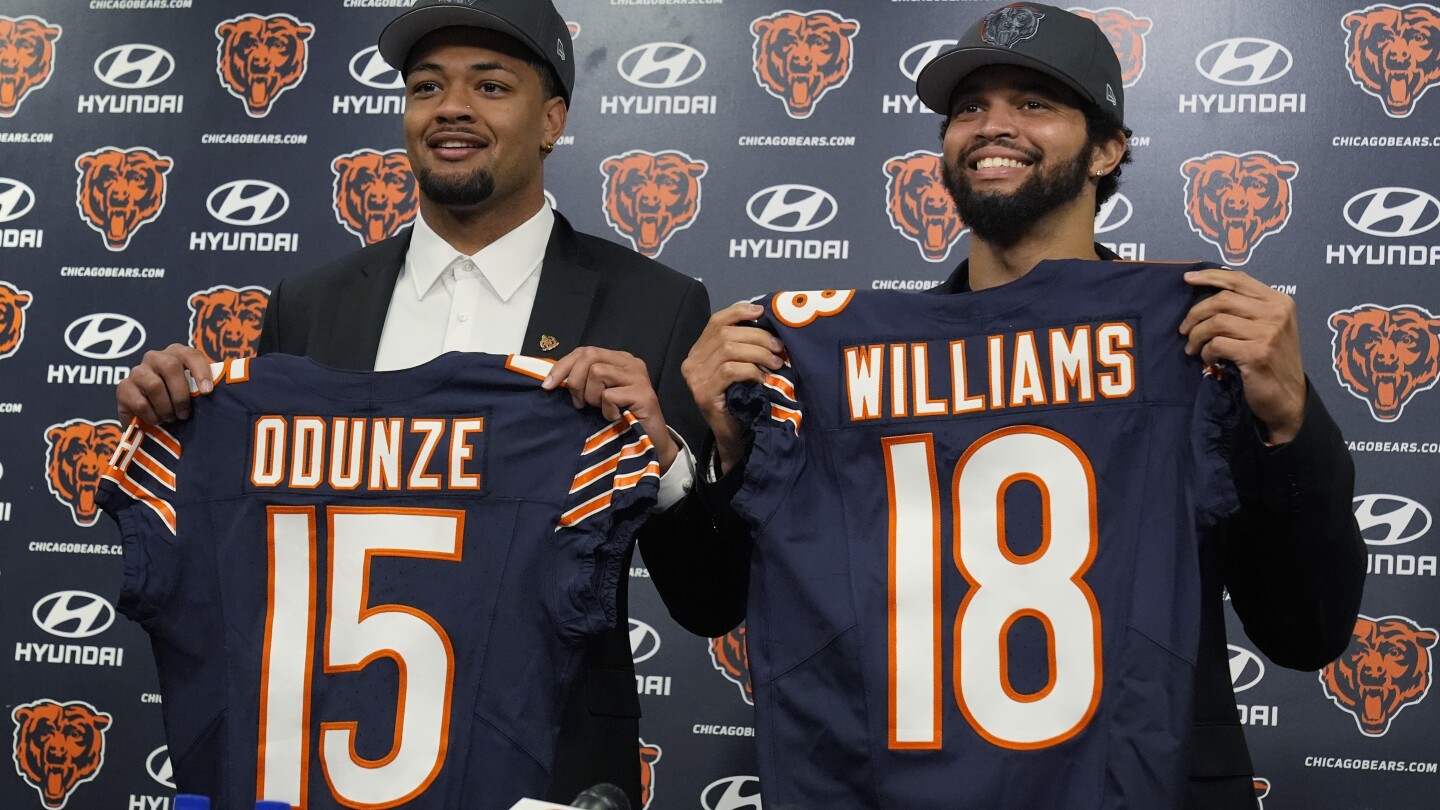 AP NFL Draft-Noten: Die Bears erhielten die Höchstnote, nachdem sie Caleb Williams und Roma Udunze verpflichtet hatten